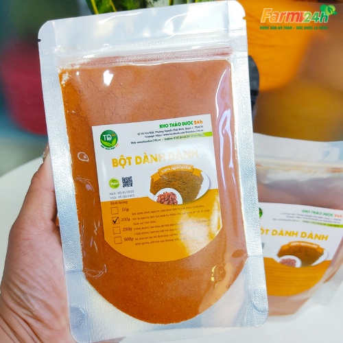 Bột Dành Dành – Bột tạo màu tự nhiên dùng làm xôi và bánh [50g/100g]