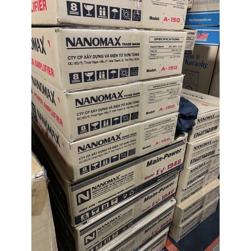 Main Nanomax A-100, công suất 2600w, 2 kênh