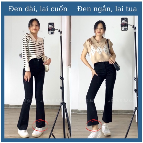 [BEST CHOICE] Quần Jeans Ống Loe Quần Bò Loe Quần Jean Ống Loe Lưng Cao Co Giãn 4 Chiều -KOREA STYLE 2022 (Hàng Mới Về)