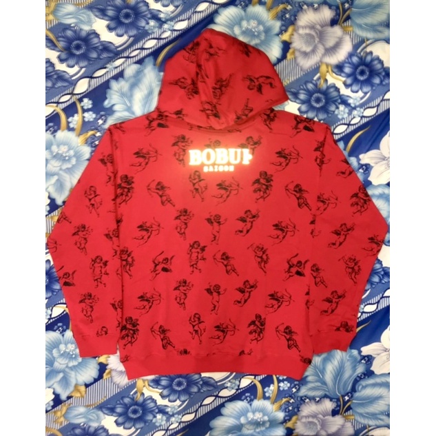 Áo Hoodie BOBUI ANGELS BOBUI LOGO REFLECTIVE HOODIE/ RED