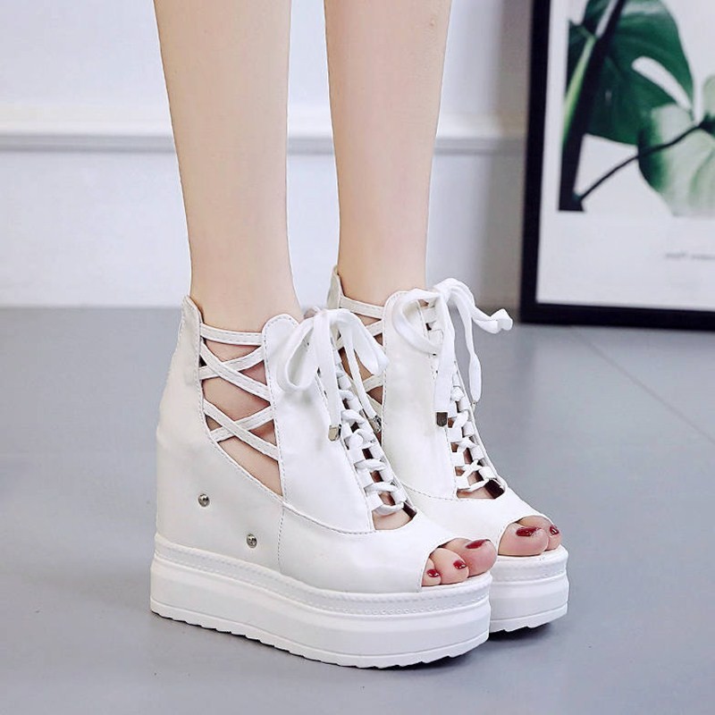 Giày Sandal nữ đế xuồng cá tính S115