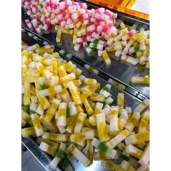 Mứt Rau Câu Trái Cây Mix 3 Vị LON 500GR [FREE SHIP]TỪ ĐƠN 50K, [Loại Đặc Biệt] Hàng ngon nhà làm