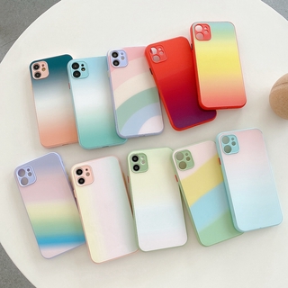 Ốp Lưng Kính Cường Lực Màu Gradient Dùng Cho Iphone 11 Pro Max X Xs 11