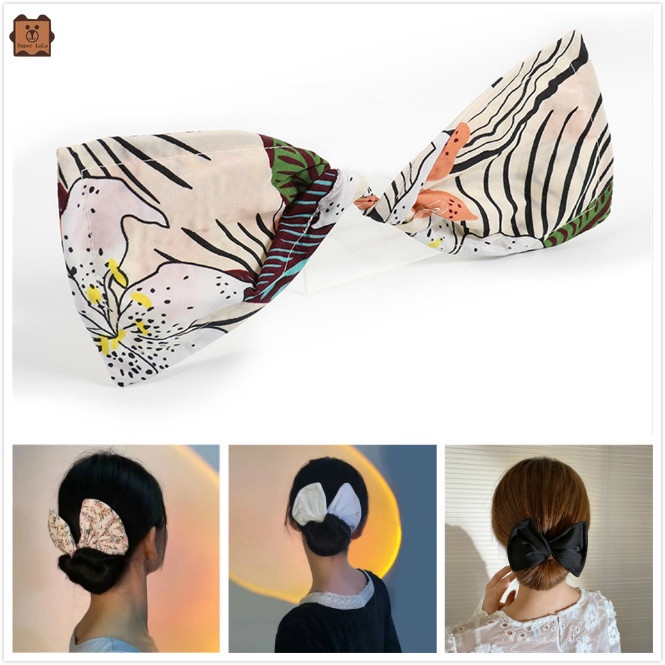 Dụng cụ búi tóc tạo kiểu 6 màu sắc tùy chọn xinh xắn dành cho nữ