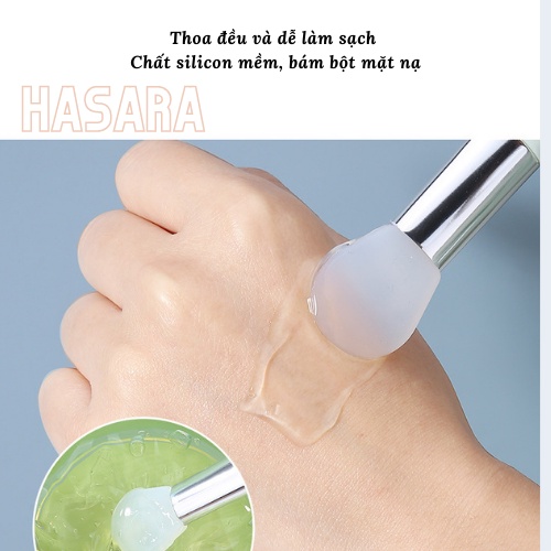 Cọ đắp mặt nạ silicon, cọ quét mặt hai đầu tiện dụng Lameila nội địa trung HB0526 - Hasara