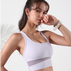 Áo bra thể thao Hoppe Fumeng wx165 có mút đệm ngực 2 màu thời trang cho nữ