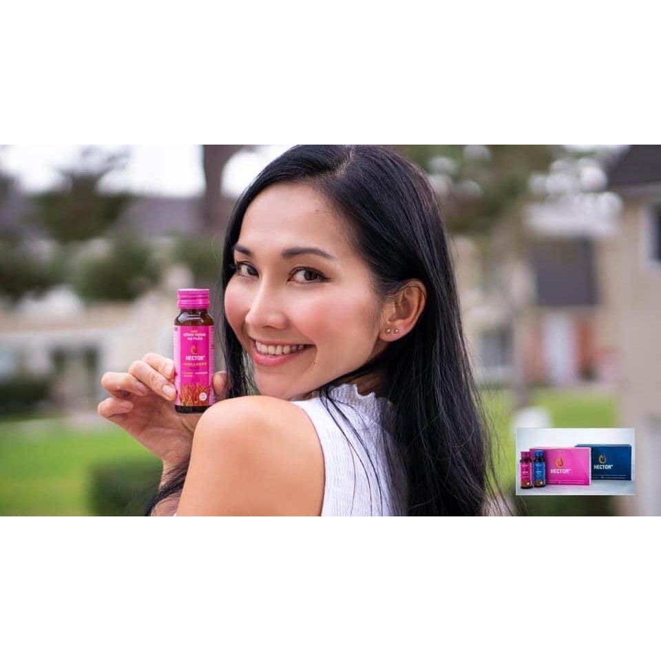 Nước uống đông trùng hạ thảo Hector collagen chống lão hóa (Hộp 10 lọ)