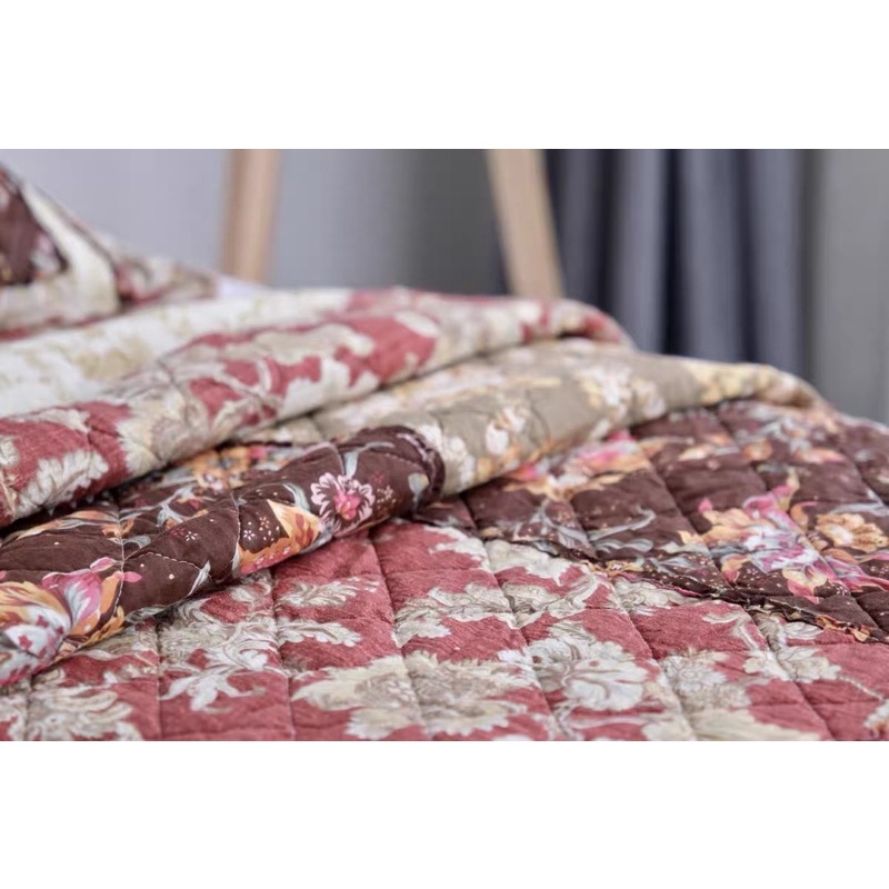 Xuất khẩu Mỹ bộ chăn gối quilt 3pcs ghép vải thủ công chăn điều hoà( Hàng oder )