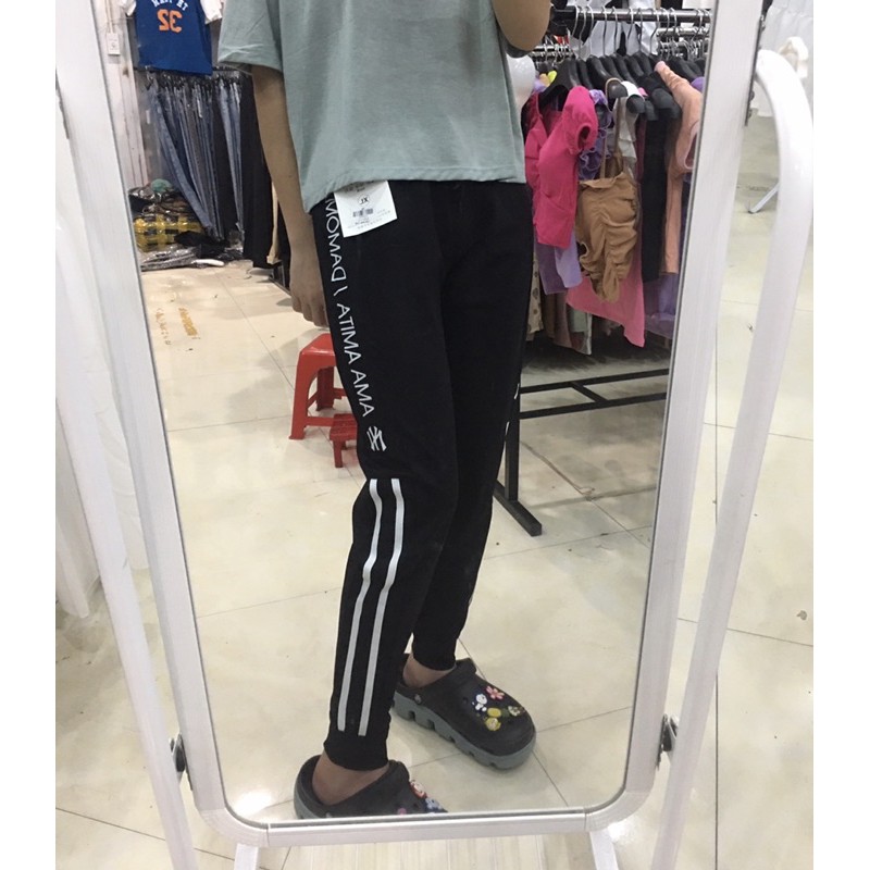 Quần jogger Nữ phối chất Umi | BigBuy360 - bigbuy360.vn