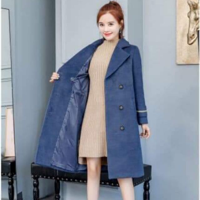 Áo khoác dạ ép hàn quốc