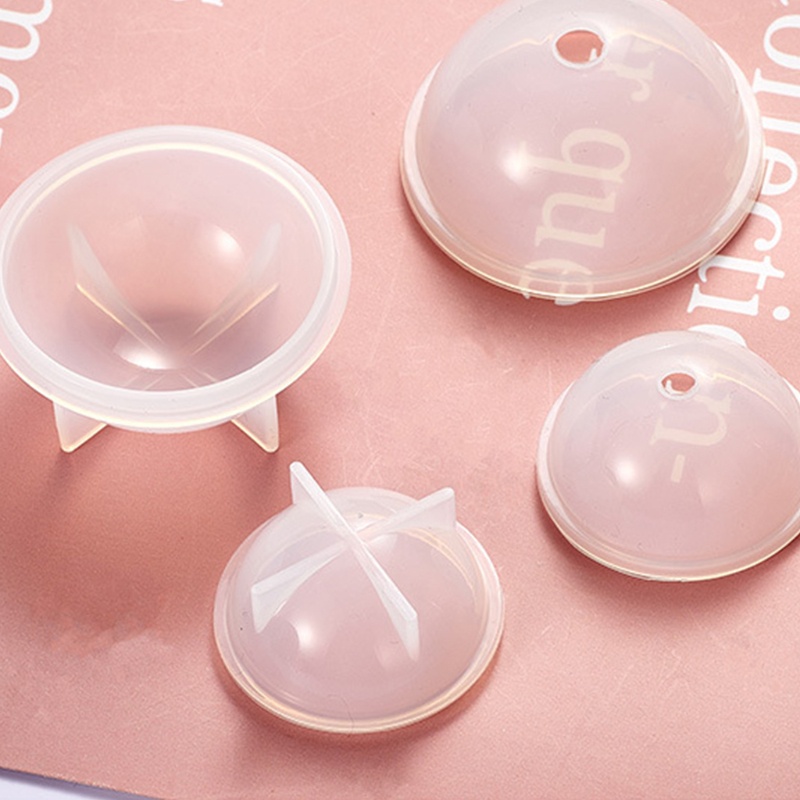 Set khuôn silicone hình cầu làm trang sức/ nến/ xà phòng DIY