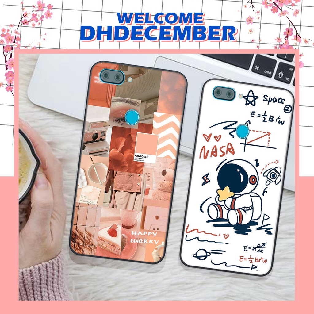 Ốp lưng Xiaomi MI 8 LITE in hình nice ,good luck happy ốp xinh viền dẻo đẹp chất