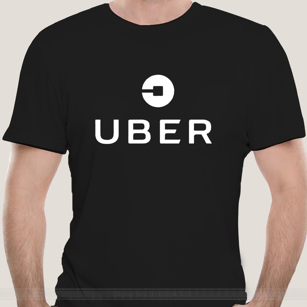 Áo thun in hình thời trang Uber Driver Front Backy S 2 Side Cotton Breathble Áo thun