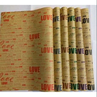 Giấy báo  gói  hoa