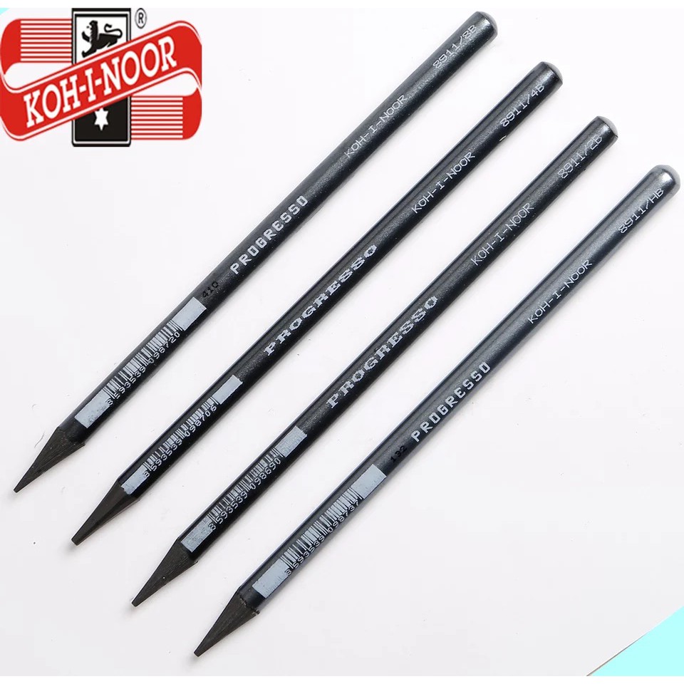 Chì than Koh I Noor bán lẻ loại 8B Progresso Woodless Graphite Sticks