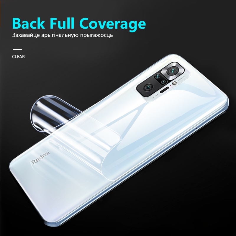 Miếng dán PPF trong suốt mặt trước sau Cho Xiaomi Mi 9T 10T 11T 11 Lite Poco F2 F3 F4 X3 X4 M3 M4 Pro 5G Redmi Note 7 8 9 9S 10 10S 10C 11 11S 12 12S
