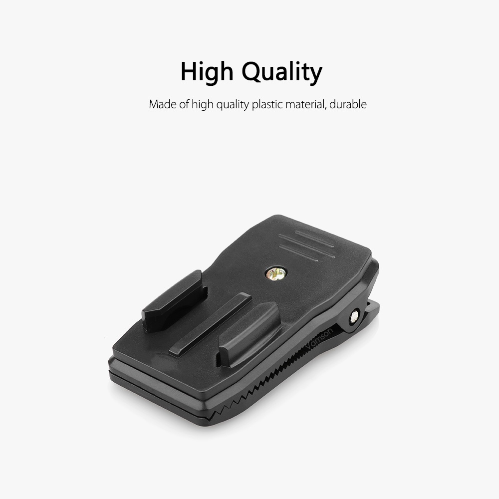 Kẹp Gắn Ba Lô Xoay 360 Độ Cho Gopro 8 7 6 5 4 yi 4K SJCAM for SJ4000 VP513