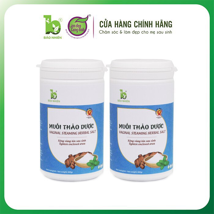 Muối thảo dược xông cho mẹ sau sinh Bảo Nhiên