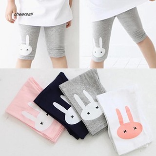 Quần legging lửng GUB in hình thỏ dễ thương cho bé gái