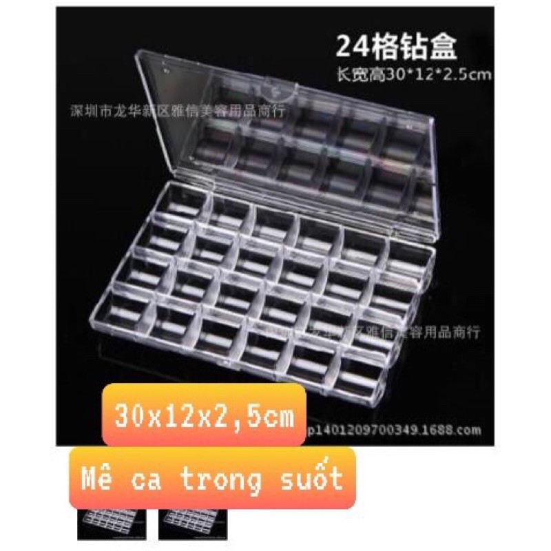 Hộp nhựa 36 ngăn đựng phụ kiện đồ thủ công