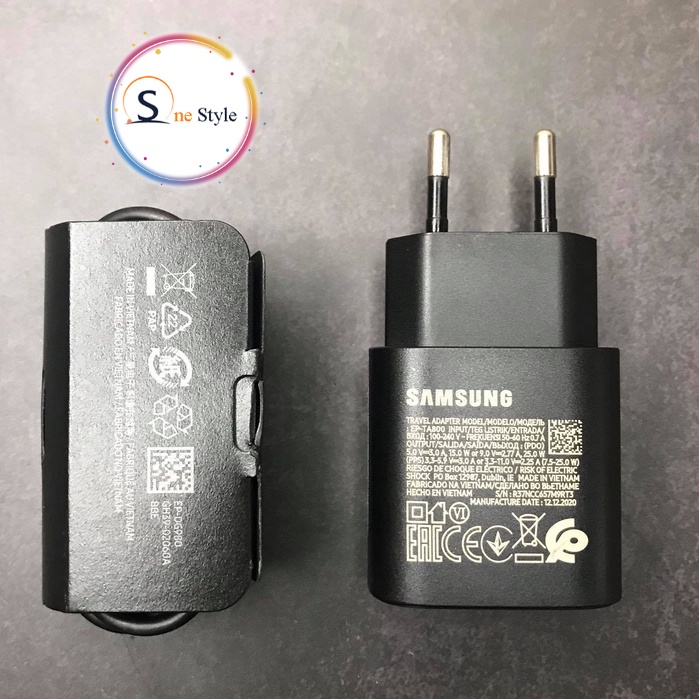 Bộ sạc Samsung S21/s21+/s21 Ultra 25W [ 𝗛𝗮̀𝗻𝗴 𝗖𝗵𝗶́𝗻𝗵 𝗛𝗮̃𝗻𝗴 ]