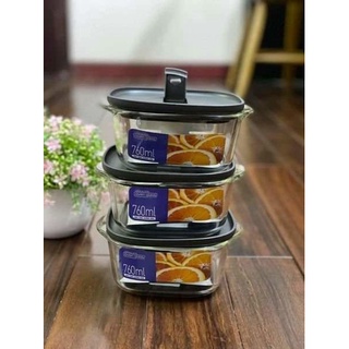 Thố/ Hộp thủy tinh LOCK LOCK 760ml