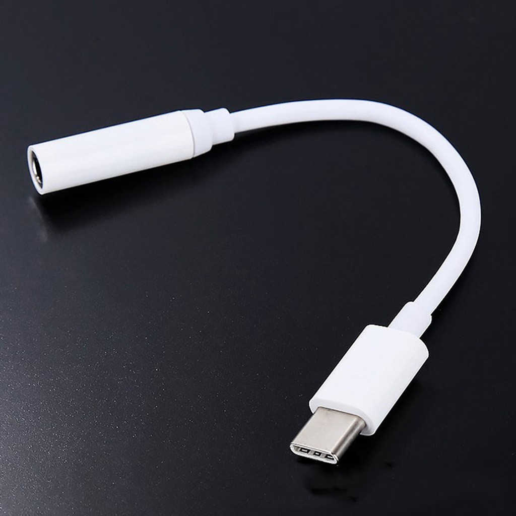 Cáp chuyển USB-c sang jack 3.5 cho mic loa