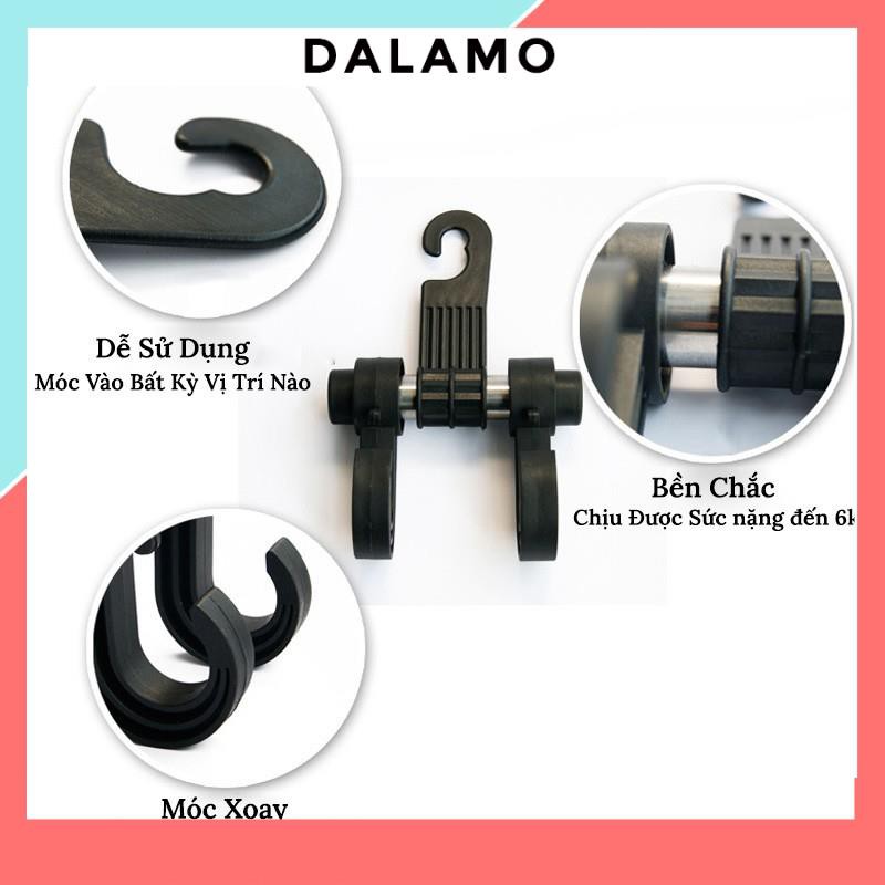 Móc Treo Đồ Ô Tô gài Sau Ghế xe hơi kiêm giá đỡ điện thoại MT2 DALAMO | BigBuy360 - bigbuy360.vn