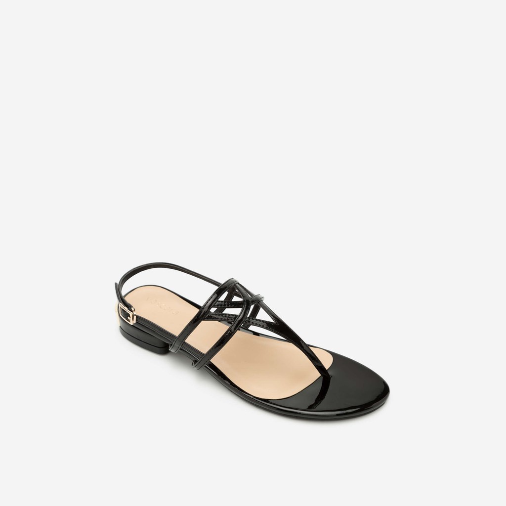 Vascara - Giày Sandal Đế Bệt 0264 - Màu Đen