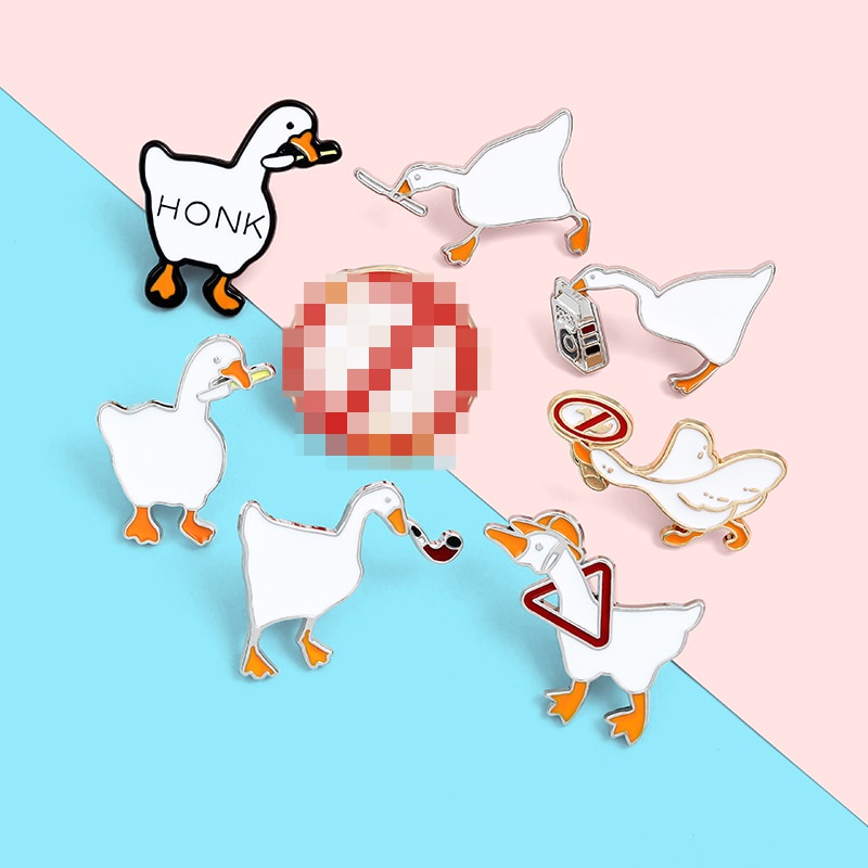 Ghim cài áo hình động vật đơn giản dễ thương