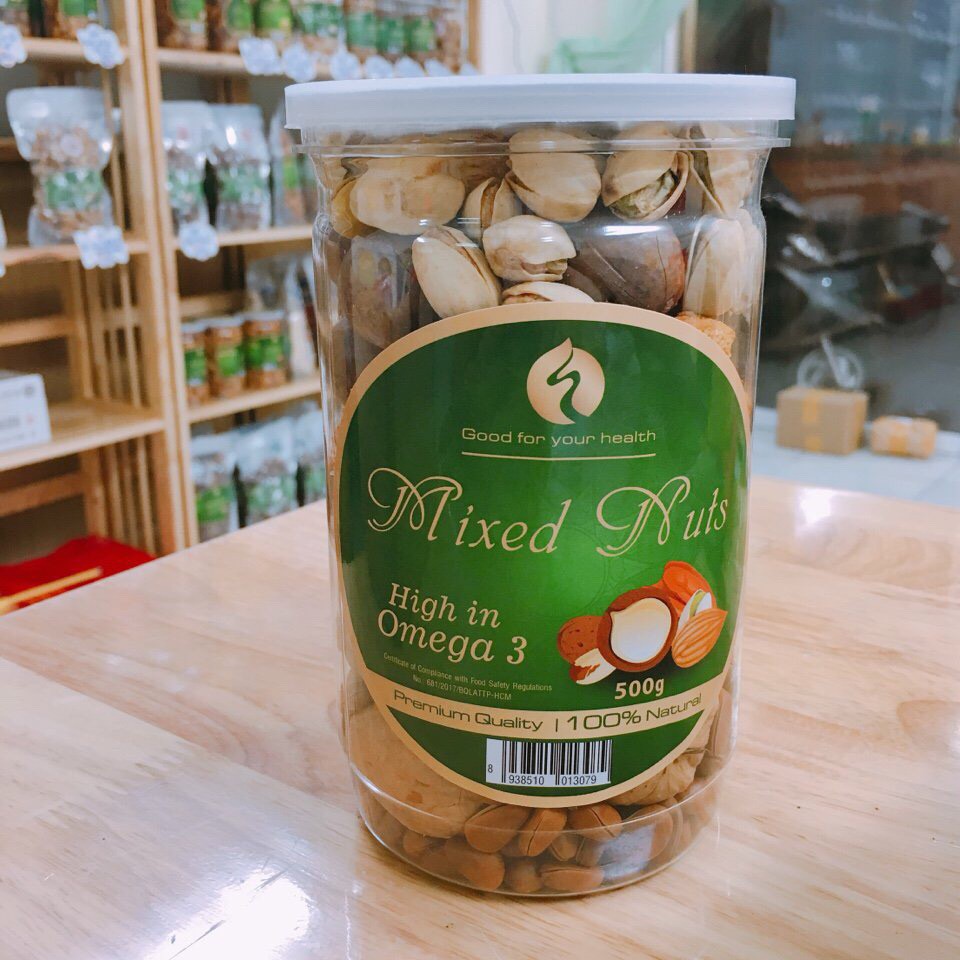 MIXED NUTS 6 LOẠI HẠT 500 GR