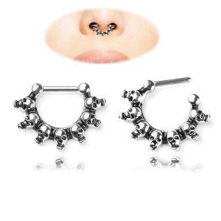 Khuyên Xỏ Mũi Bằng Thép Y Tế Thời Trang Cá Tính Dành Cho Cặp Đôi