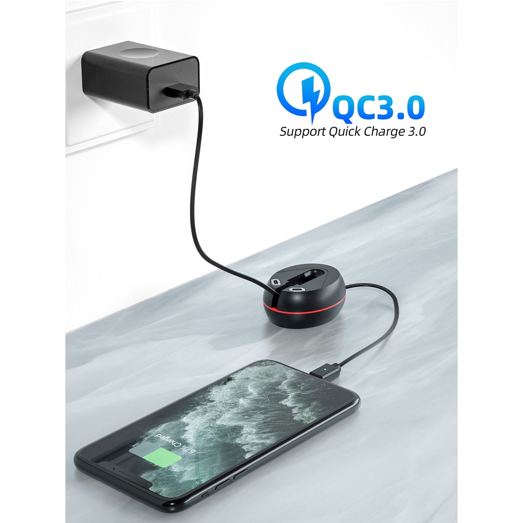 Dây Cáp Sạc Nhanh Usb Type C Hít Nam Châm 3 Trong 1 Cho IPhone