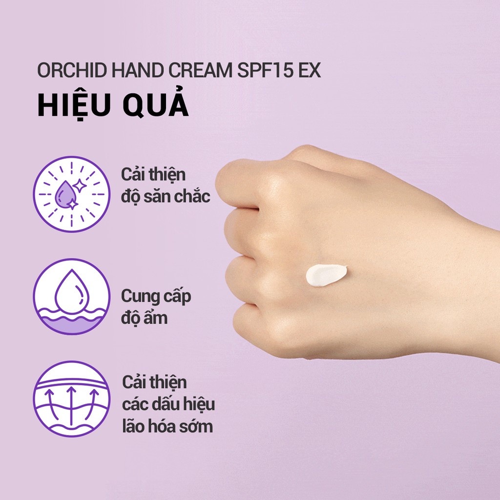 Kem Dưỡng Da Tay Hoa Phong Lan Innisfree Orchid Hand Cream SPF15 PA+ Ex 50ml