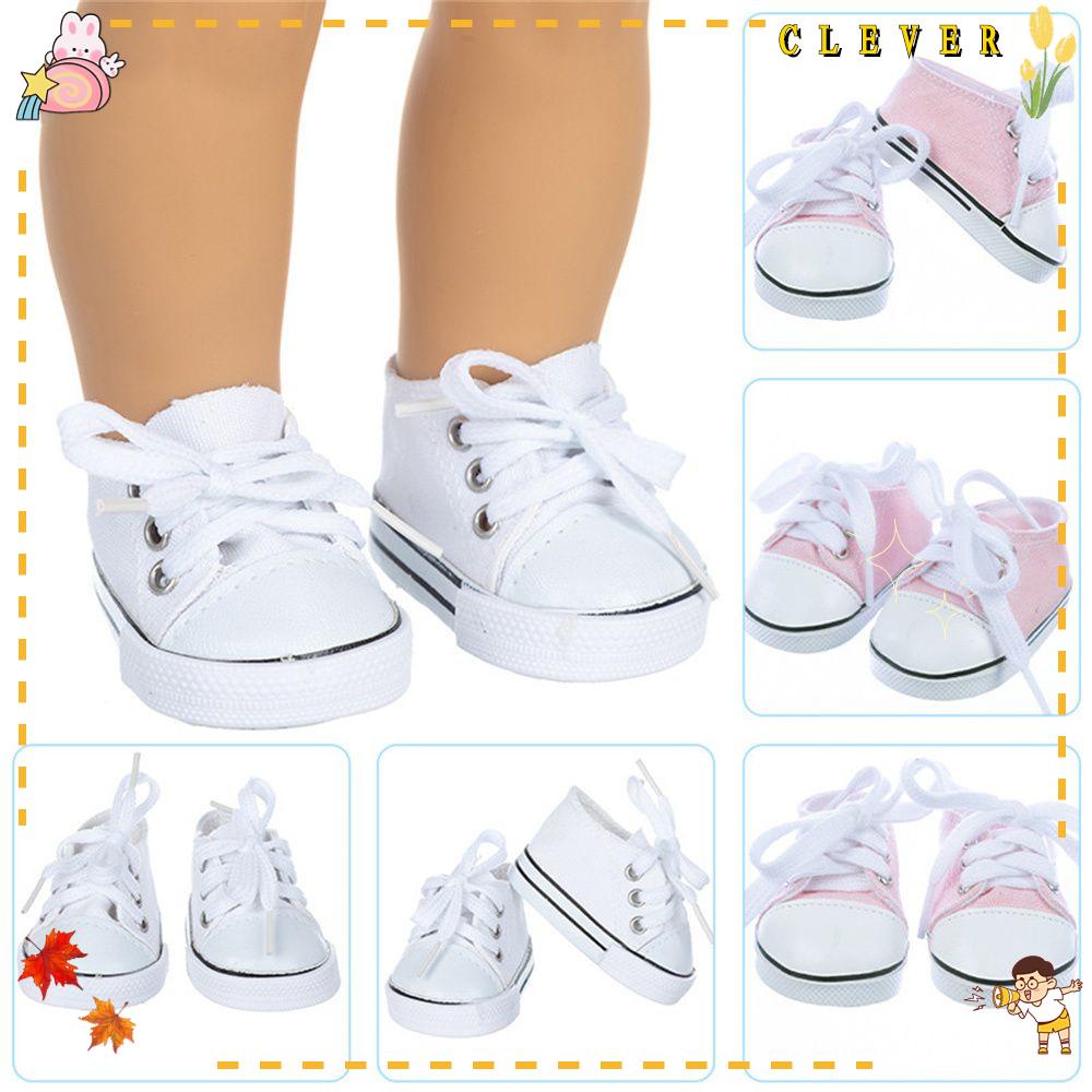 Giày Da PU In Họa Tiết CLEVER America n Bor n Cho Búp Bê Đồ Chơi