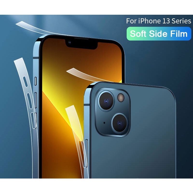 Miếng dán khung viền chống trầy nhiều màu sắc thích hợp cho IPHONE 14 15 Plus 13 PRO MAX 12 MINI