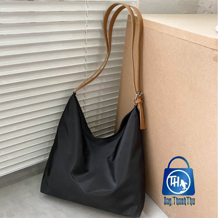 Túi đeo vai nữ Bag.ThanhThu vải dù dây da 482