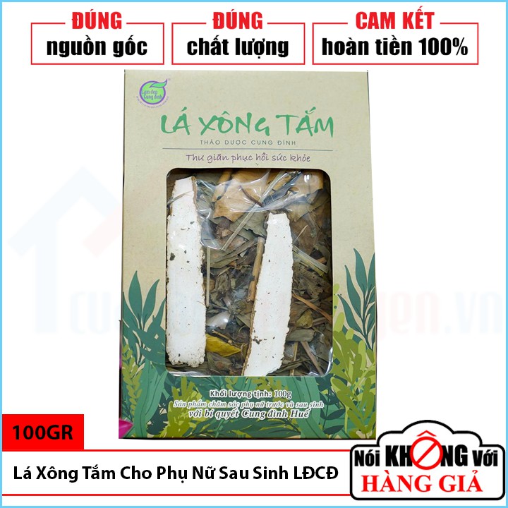 [CHÍNH HÃNG] Lá xông thảo dược lưu thông khí huyết cho phụ nữ sau sinh Làm Đẹp Cung Đình | Xông Vùng Kín | Giảm Đau Nhức