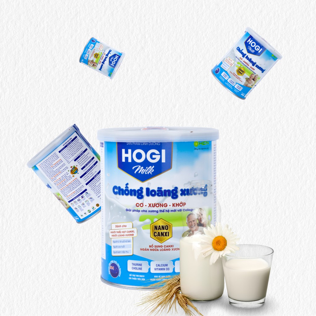 Sữa chống loãng xương Hogi milk 400g giúp xương chắc, tăng cường Canxi khỏe khớp