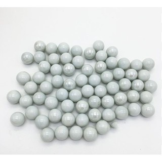 Bộ 70 viên bi ve sứ màu trắng đục size 1.6 cm bằng thủy tinh