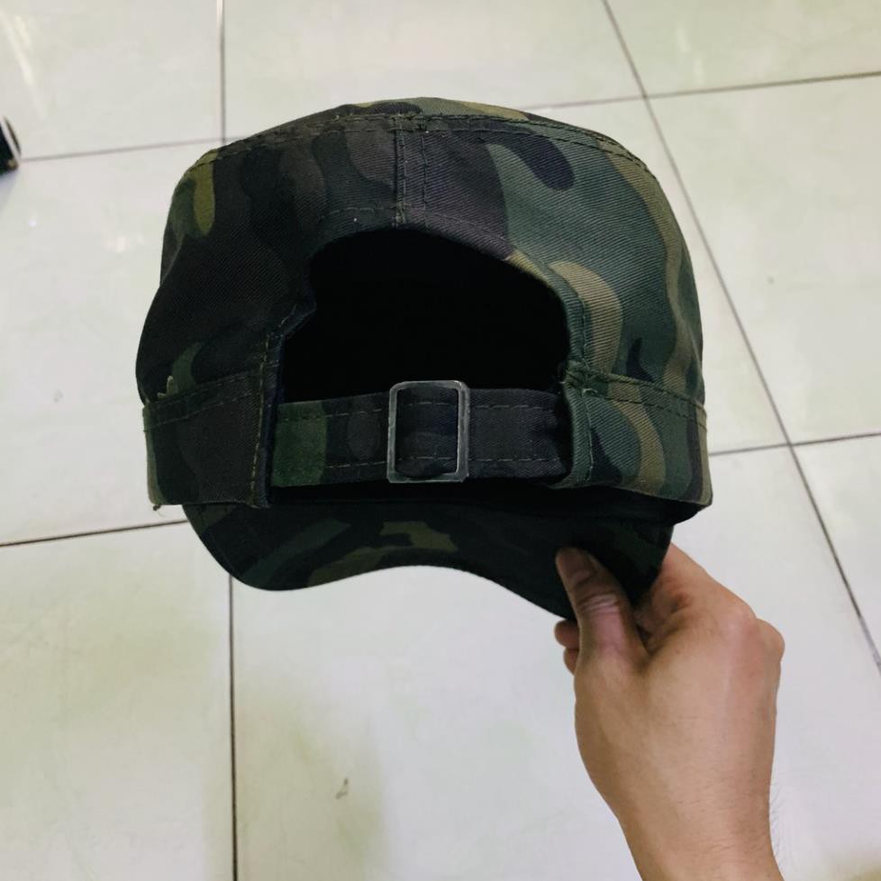 Nón Kết Đầu Bằng, Mũ lưỡi Trai Thể Thao Nam Nữ Hot Trend Chất Vải Lính Camo Form Chuẩn Đẹp  ྇