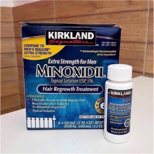 Minoxidil 5% - thuốc bôi mọc râu, tóc