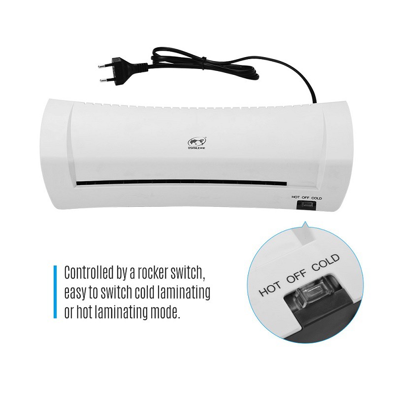 【Giao Hàng Nhanh】【Free Màng Ép A4 50 Tờ】Combo Osmile SL200 Máy Ép Máy Ép Màng Plastic Media