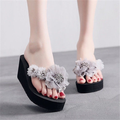 Dép Xỏ Ngón Đế Xuồng Chống Trượt Thời Trang Mùa Hè Cho Nữ