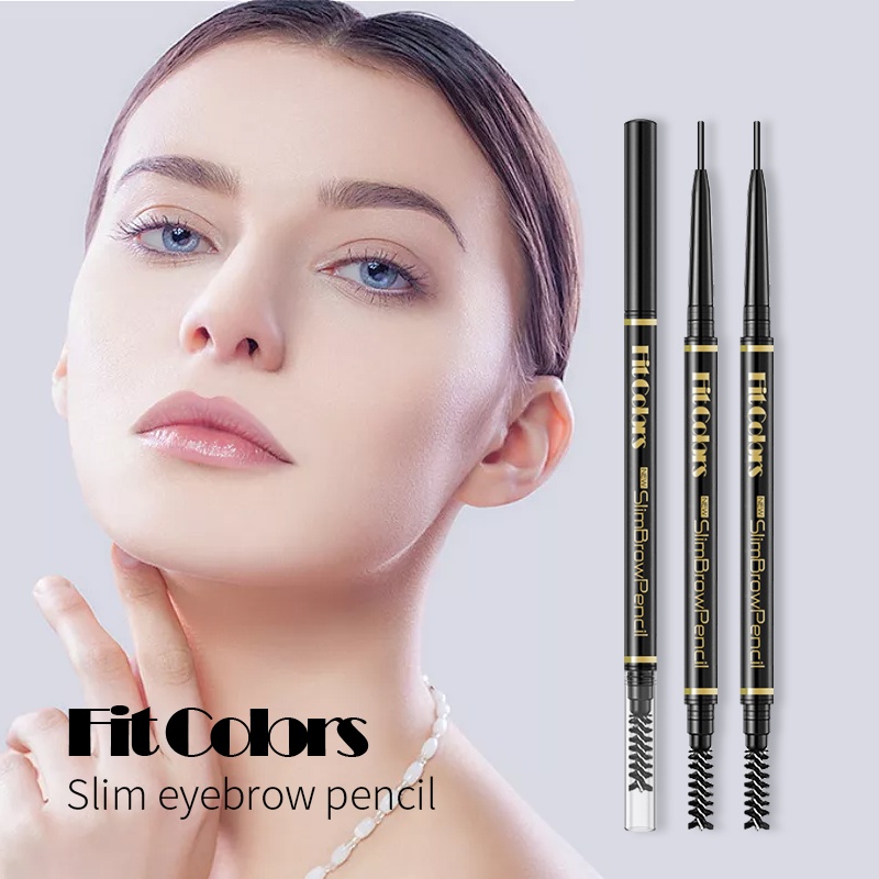 [Hàng mới về] Bút kẻ mày 1.5mm chống nước tự nhiên lâu trôi với 4 màu tùy chọn