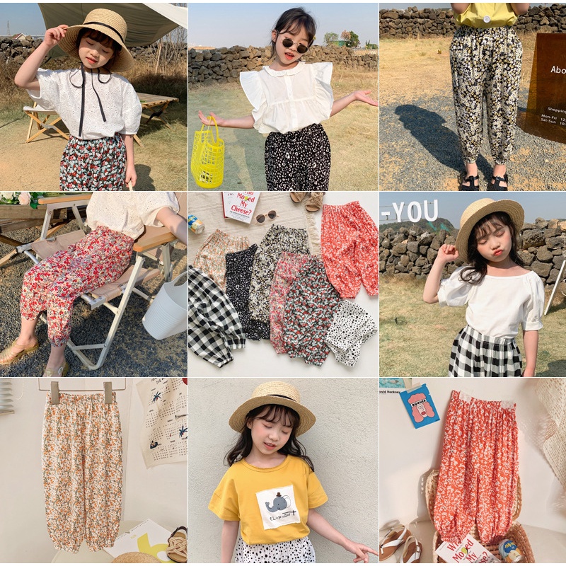 Quần Chống Muỗi Cho Bé Gái Chất Cotton Thoáng Mát