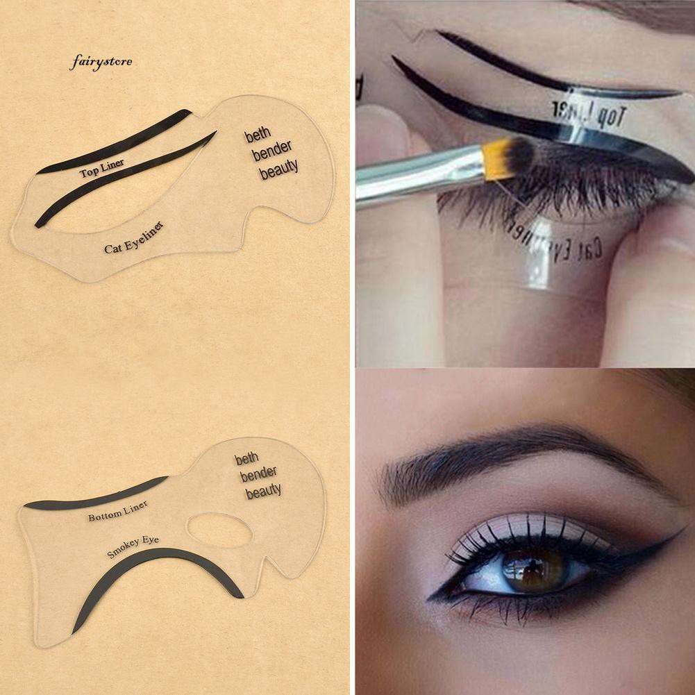 Bộ 2 khuôn chuyên dùng kẻ mắt kiểu mắt mèo ngộ nghĩnh dễ thương cá tính cho nữ | BigBuy360 - bigbuy360.vn