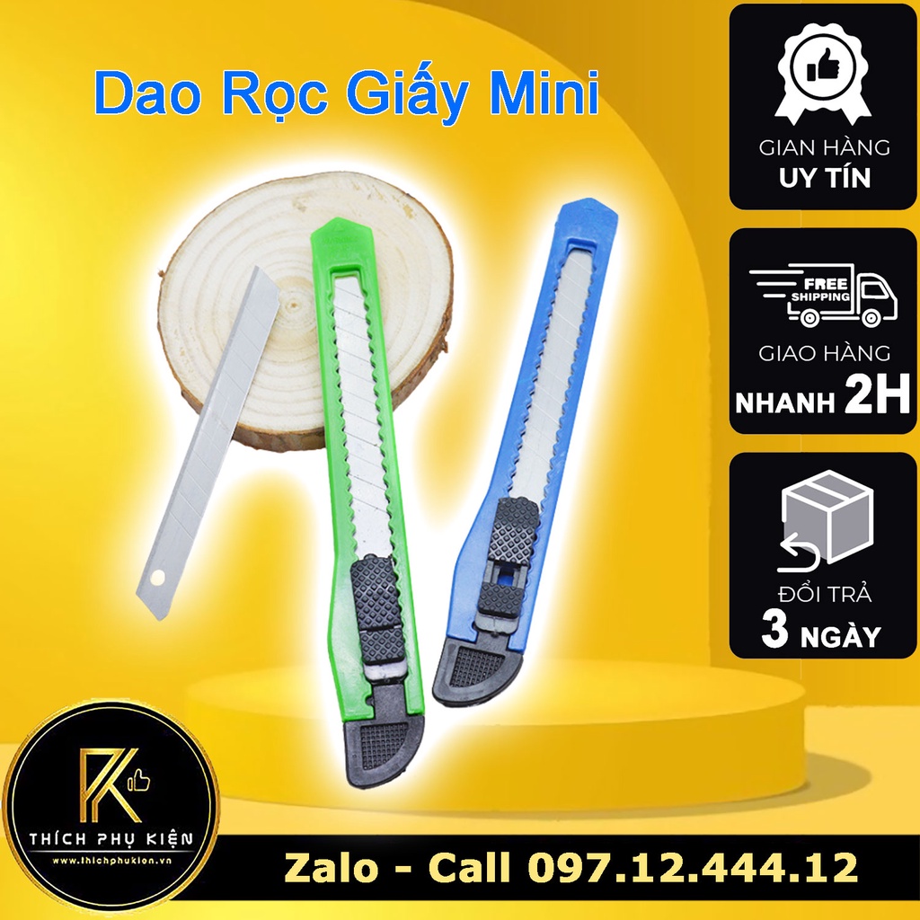 Dao Rọc Giấy - Dao Cắt Giấy - Thùng Carton Đa Năng