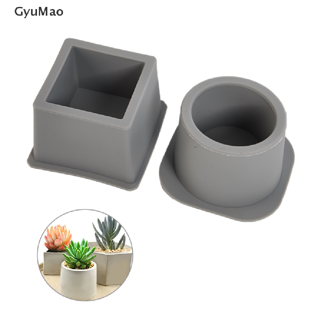 Khuôn Silicone Làm Chậu Hoa Diy