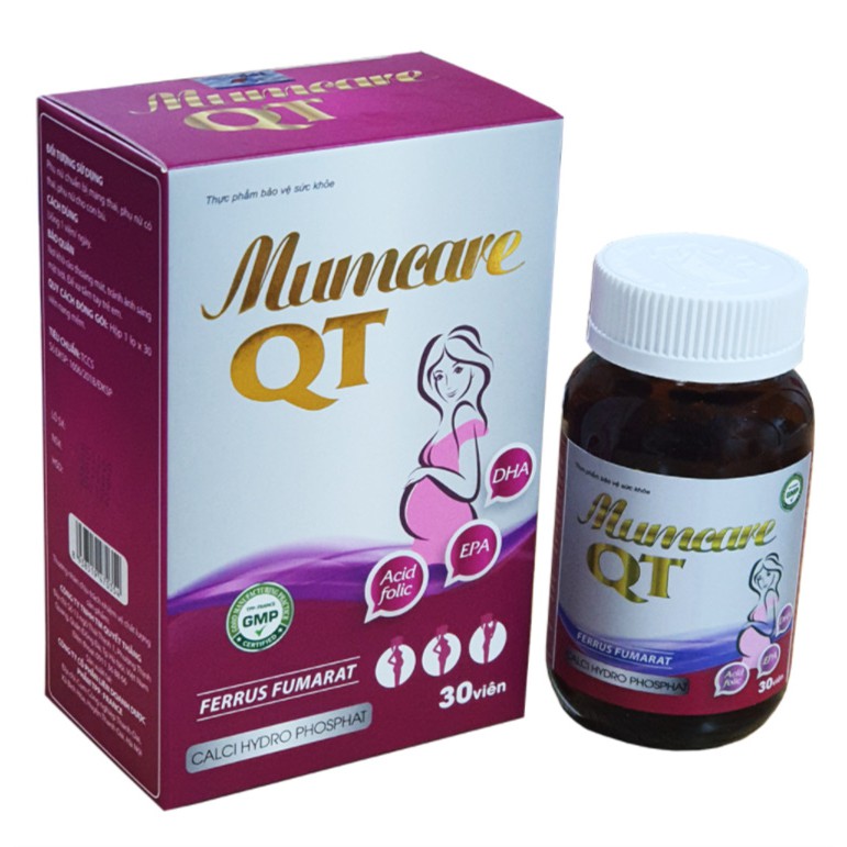 MUMCARE QT – Bổ sung Sắt, acid folic, DHA, EPA, iod các vitamin và khoáng chất thiết yếu